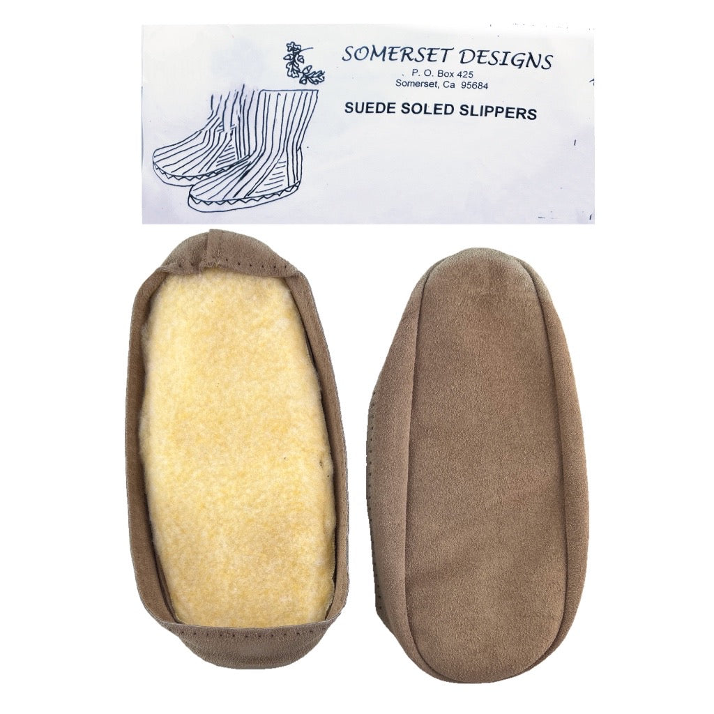 Slipper sole 8" Tan