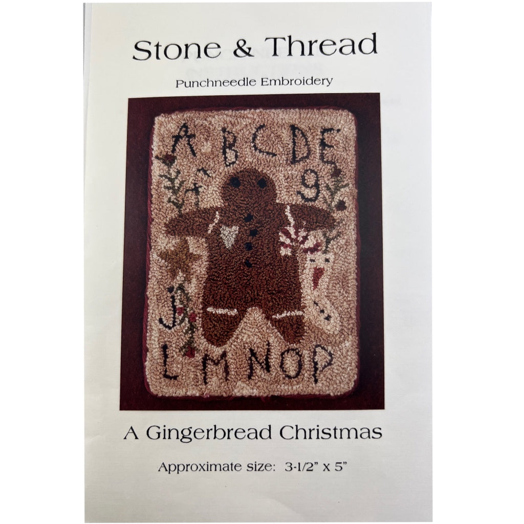 A Gingerbread Christmas 341 Stone and Thread