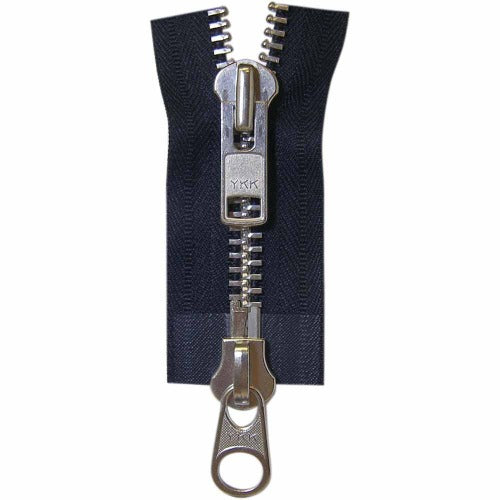 Zipper 59 90cm Metal two-way