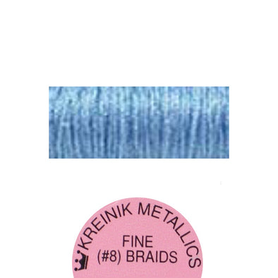 Kreinik Metallic #8 Braid 9594 Blue Bonnet