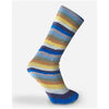 AAVA Socks Print 204 Blue Brown Yellow