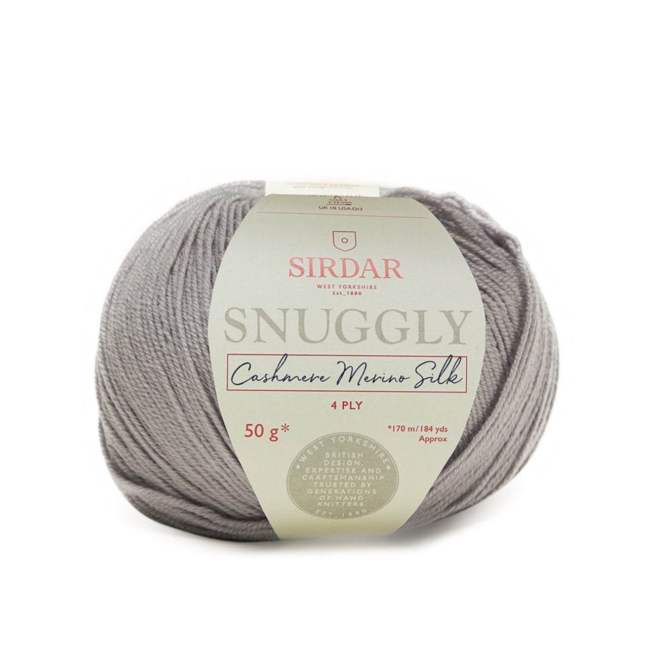 Cashmere MS 4ply 306 Silvery Moon - Snuggly