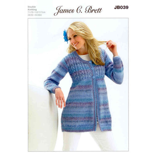 JB039 Marble DK Cardigan