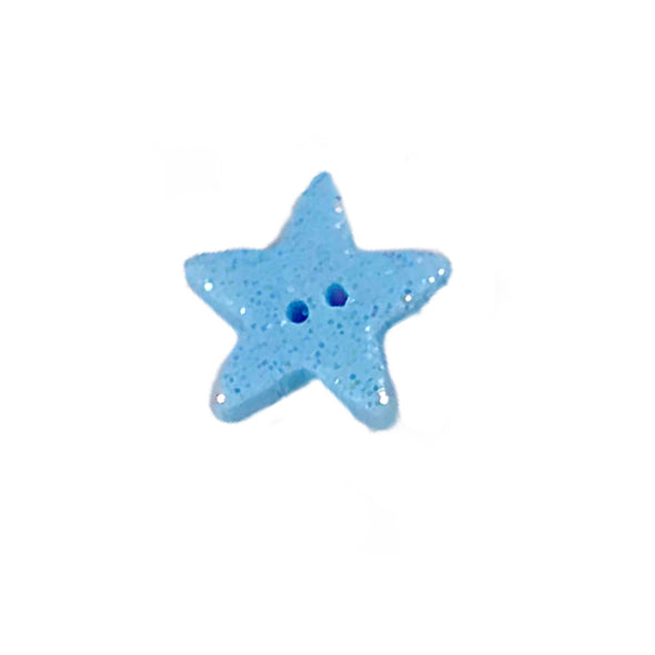 SB062BGSM Blue Glitter Star, small/medium