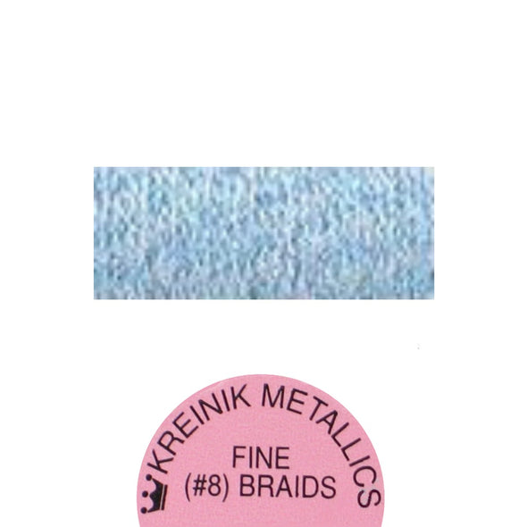 Kreinik Metallic #8 Braid 9400 Baby Blue