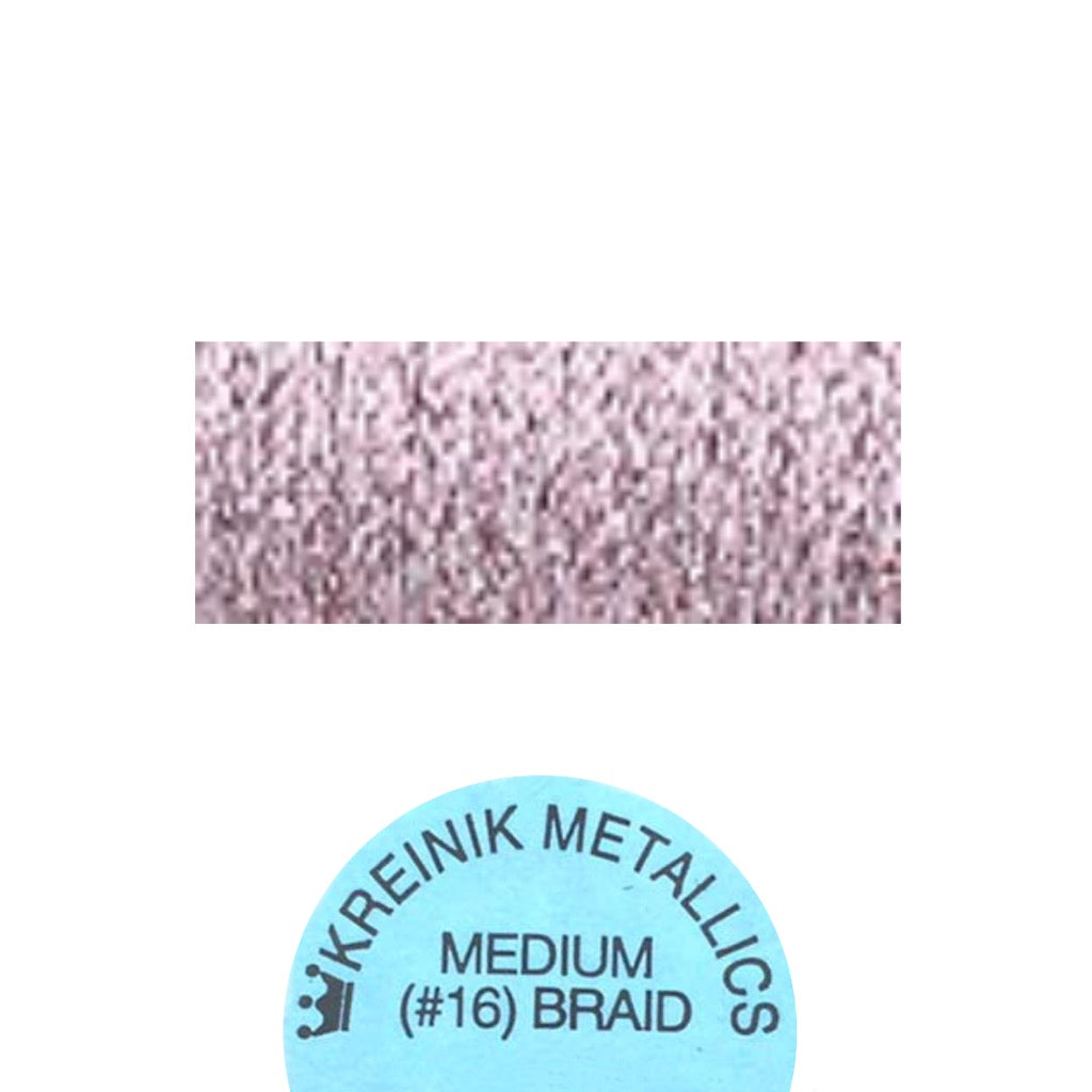 Kreinik Metallic#16 Braid  007 Pink