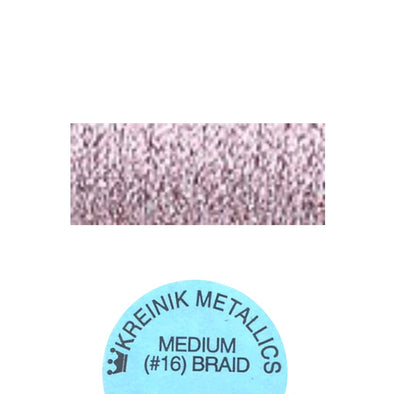 Kreinik Metallic #16 Braid  007 Pink