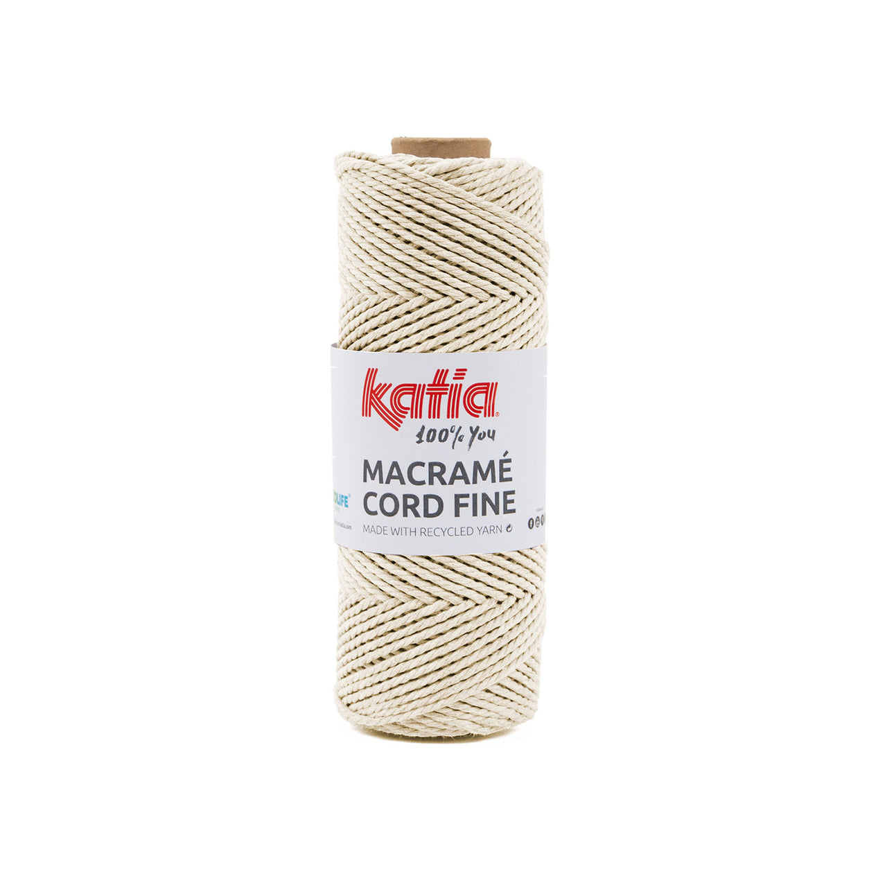 Macrame Cord Fine 206 Off White 2.5mm