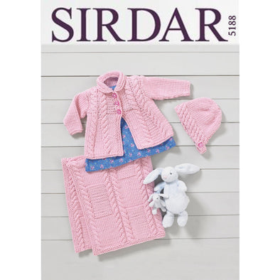 Sirdar 5188 No 1 Chunky Baby Girl Set
