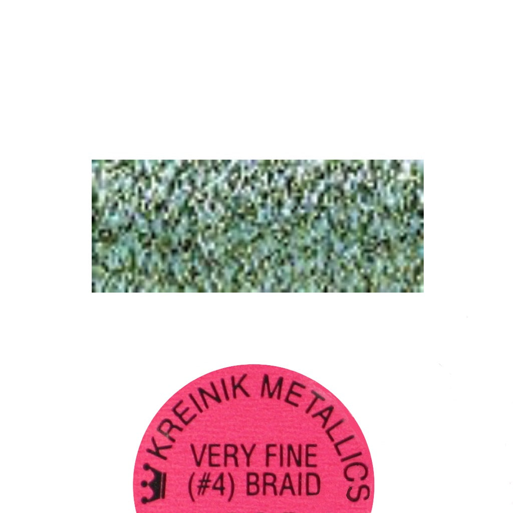 Kreinik Metallic #4 Braid 3215 Peridot