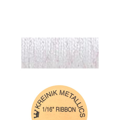 Kreinik Metallic 1/16” Ribbon  193 Pale Mauve