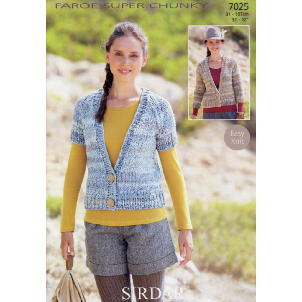 Sirdar 7025 Faroe Super Chunky Cardigan