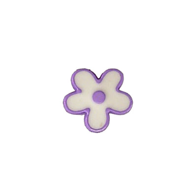 Button 952657 Purple Flower Shape 13mm