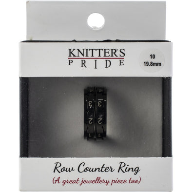 Row Counter Ring  Knitters Pride Size 10 - 19.8mm