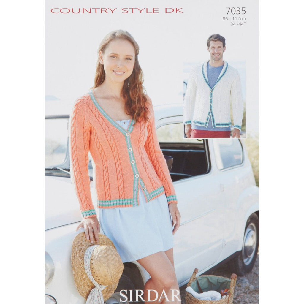 Sirdar 7035 Country Style DK Cardigan