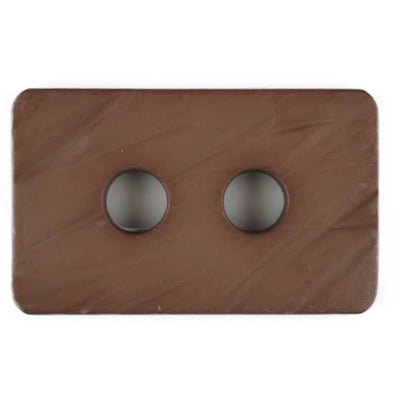 Button 403702 Brown 40mm