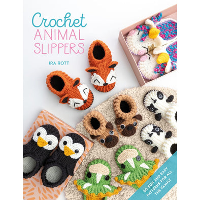 David & Charles Crochet Animal Slippers