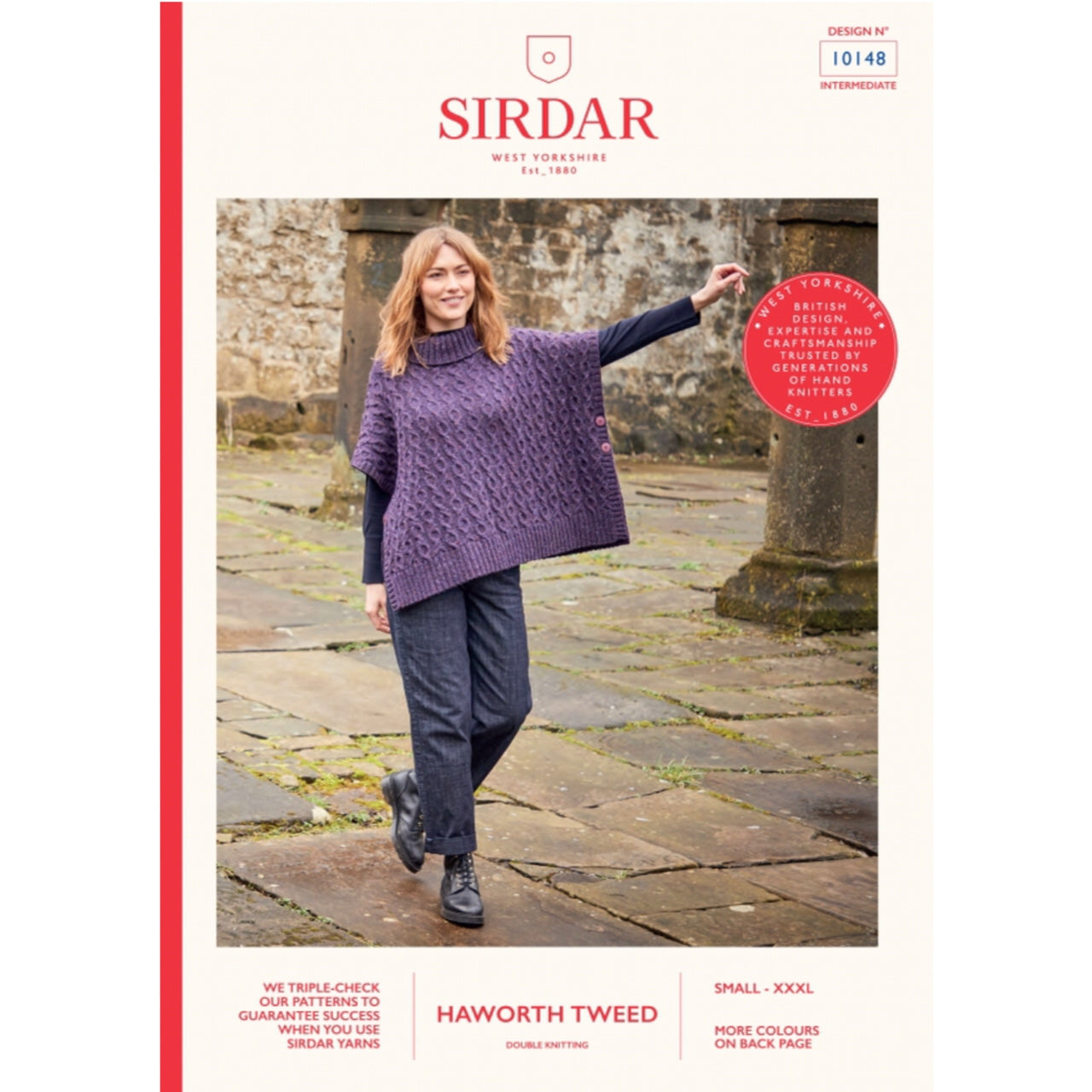 Sirdar 10148 Haworth Tweed Poncho