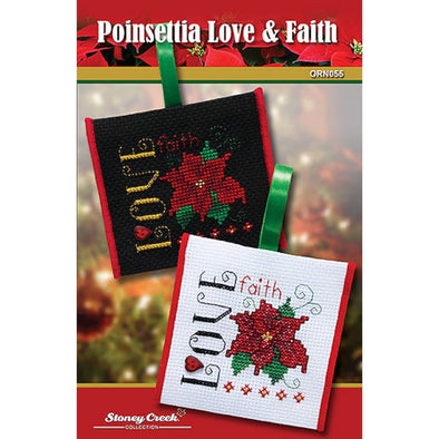 Stoney Creek Ornament 055 Poinseitta Love & Faith