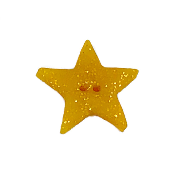 SB062GDSM Gold Glitter Star,  small/medium