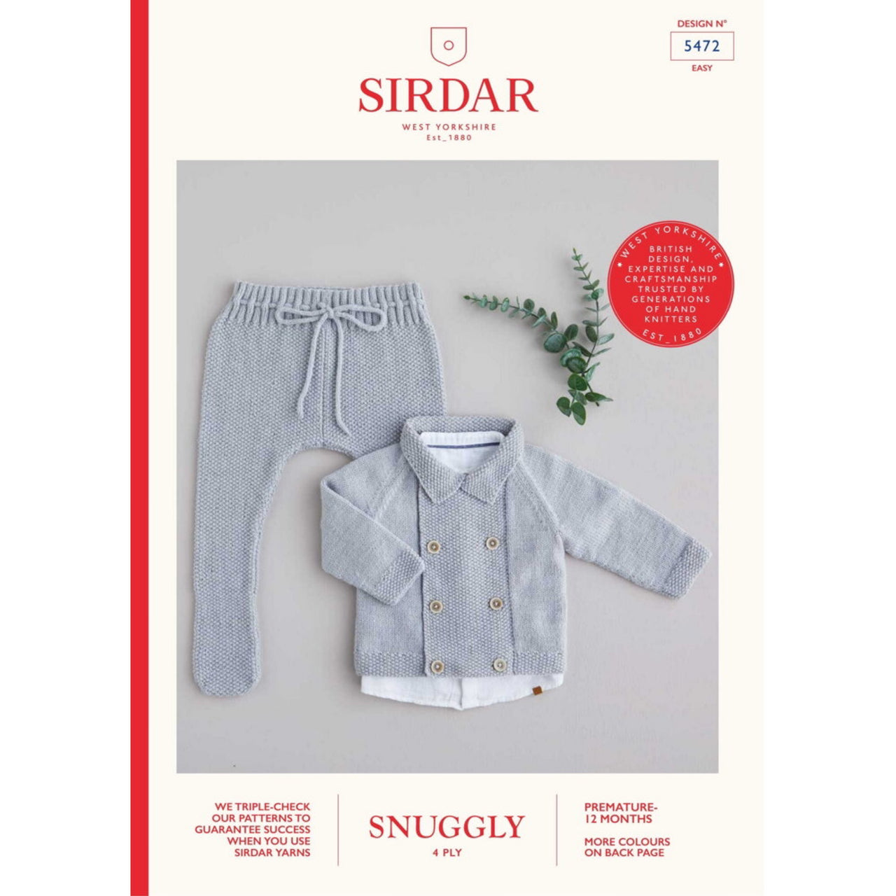 Sirdar 5472 Jacket Leggings 4ply