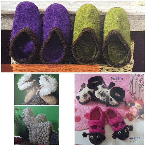 Felted Slippers Filz-it! SMC Schachenmayr 06