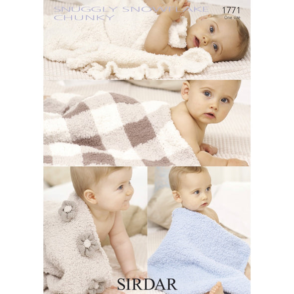 Sirdar 1771 Snowflake Chunky Blanket