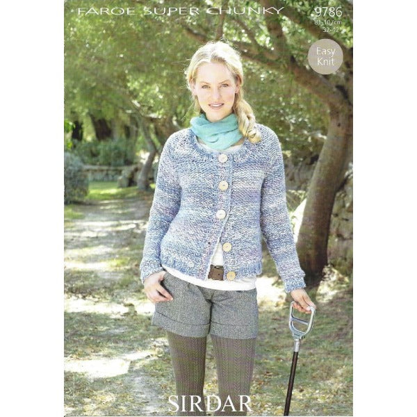 Sirdar 9786 Faroe Super Chunky Cardigan