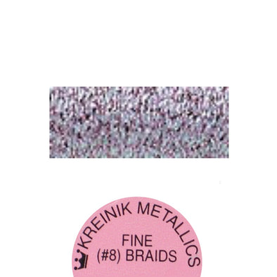 Kreinik Metallic #8 Braid 3237 Rose Quartz