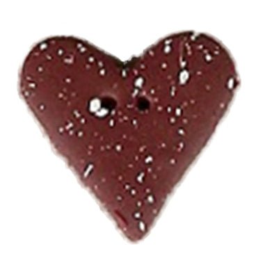 SB001L Speckled Heart Red Large