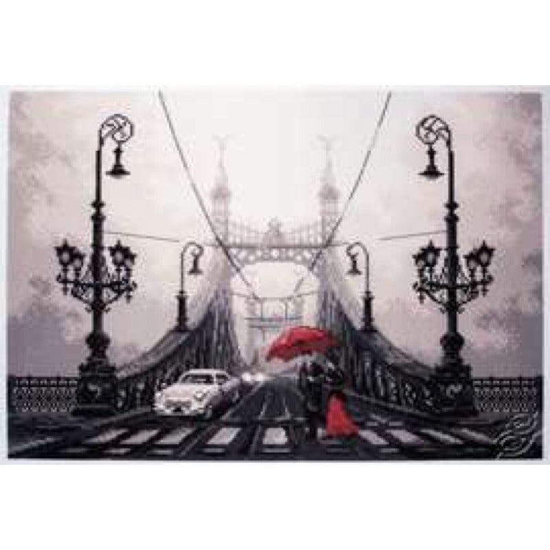 Collection d'Art 1648 Foggy Nights in Budapest Canvas only