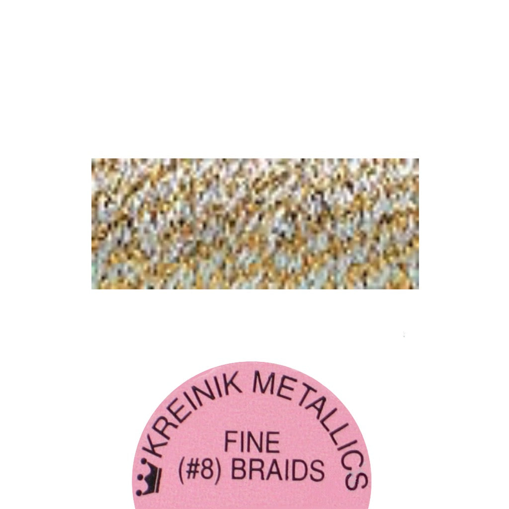 Kreinik Metallic #8 Braid 3228 Topaz