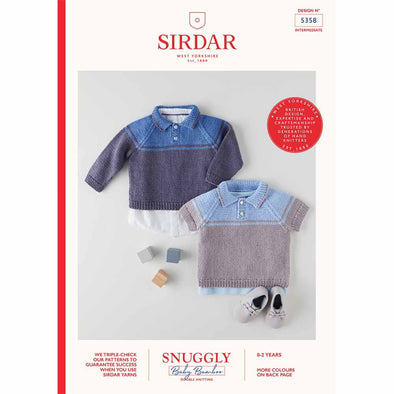 Sirdar 5358 Baby Bamboo Shirt sweater