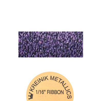 Kreinik Metallic 1/16” Ribbon  026 Amethyst
