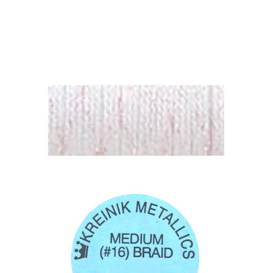 Kreinik Metallic #16 Braid  192 Pale Pink Medium