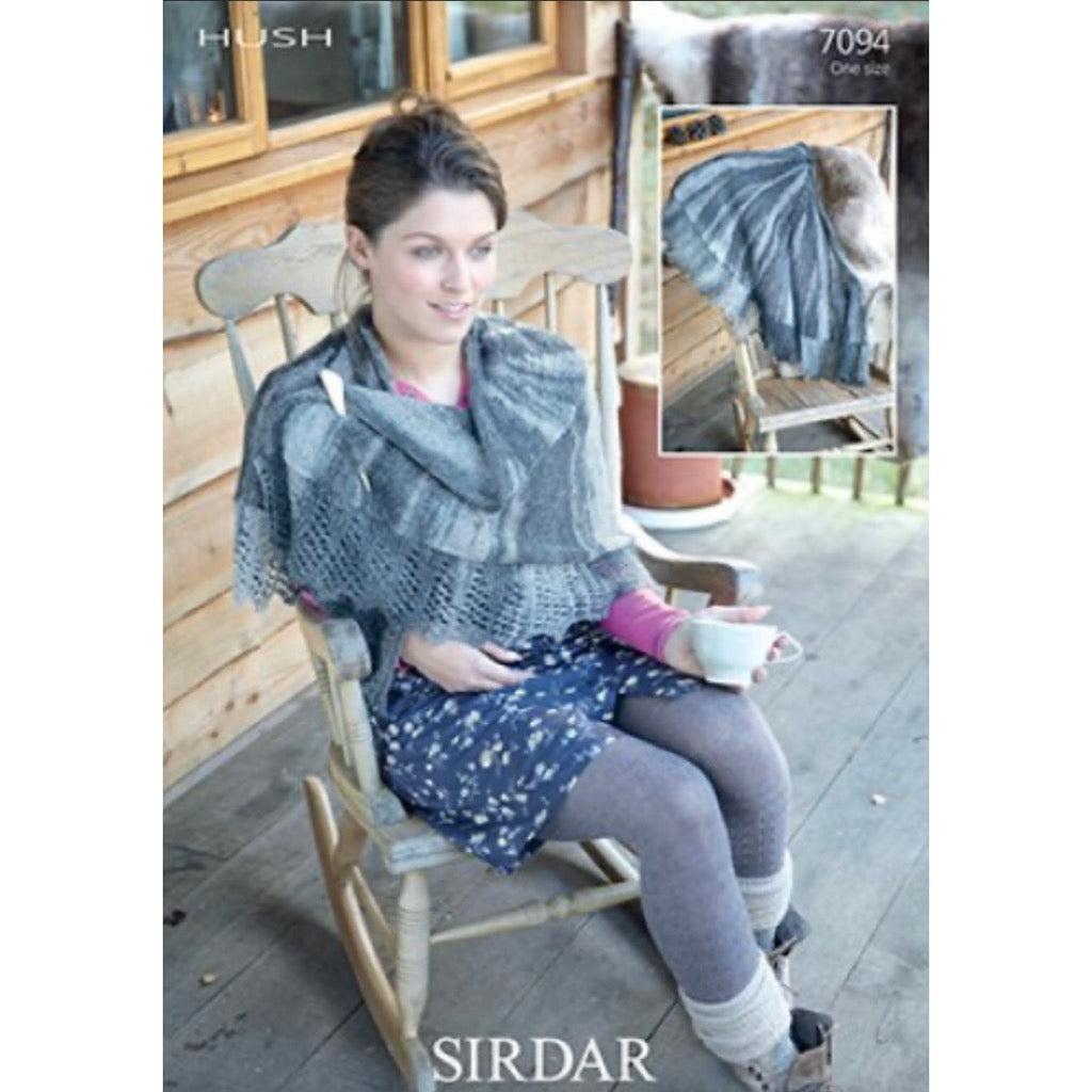 Sirdar 7094 Hush Shawl