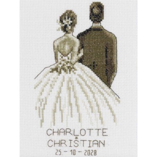 Permin 92-9425 Tone in tone (wedding couple)