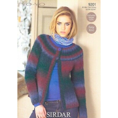 Sirdar 9201 Yoyo Sweater Yoke Style