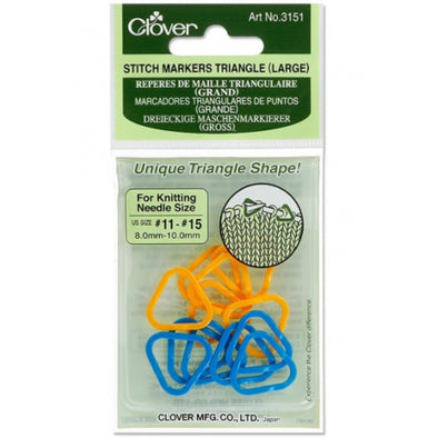 Stitch Markers Triangle (Large) Clover 3151