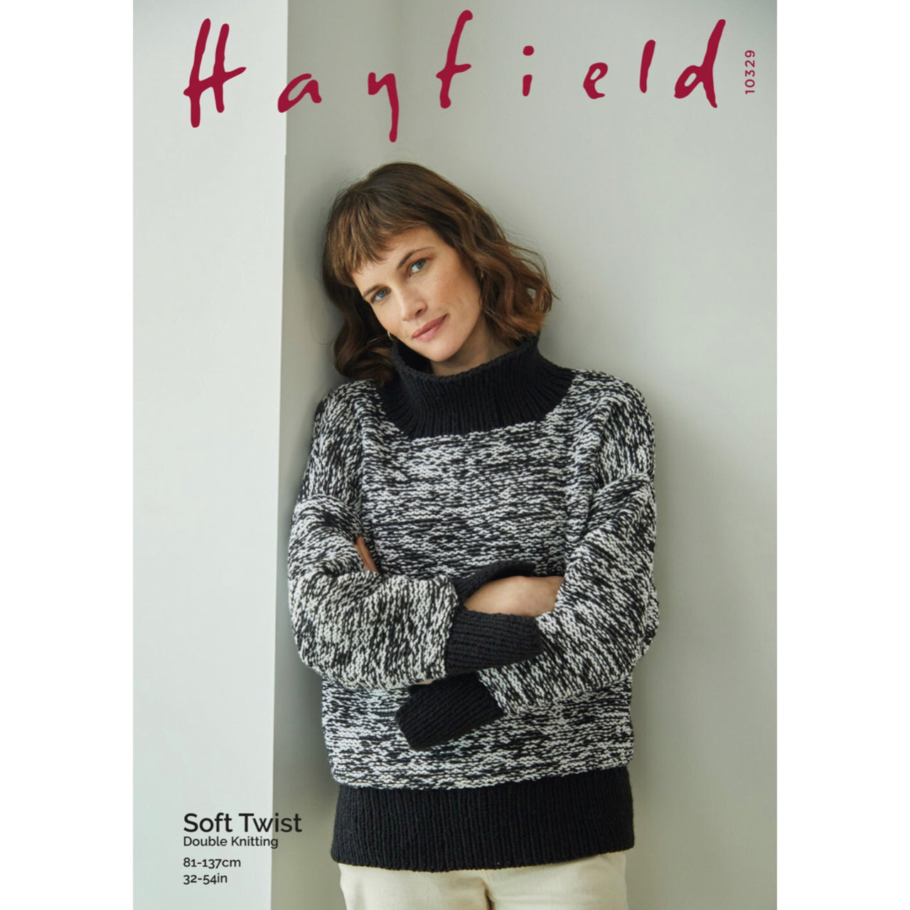 Hayfield 10329 Soft Twist Sweater
