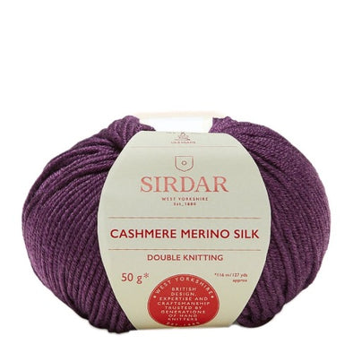 Cashmere Merino Silk DK 419 Downton Violet
