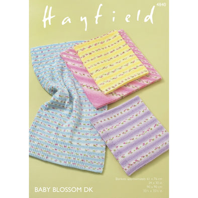 HAYFIELD 4840 Baby Blossom DK Blanket