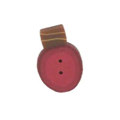 Just Another Button Company 4427S Small Red Bulb