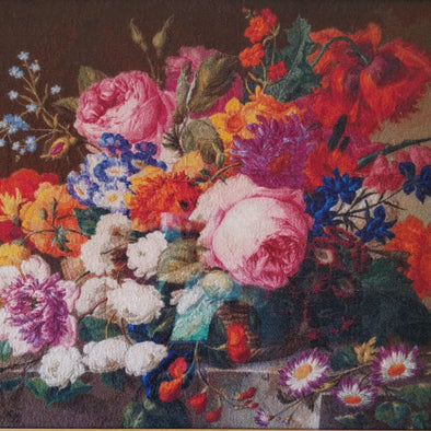 Scarlet Quince Corbeille de Fleurs by Joseph Nigg
