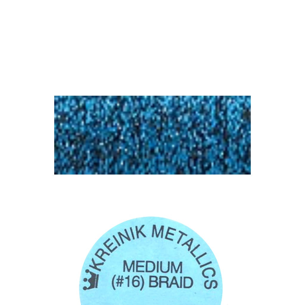 Kreinik Metallic#16 Braid  033 Royal Blue