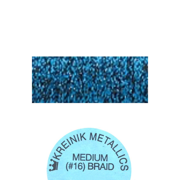 Kreinik Metallic #16 Braid  033 Royal Blue