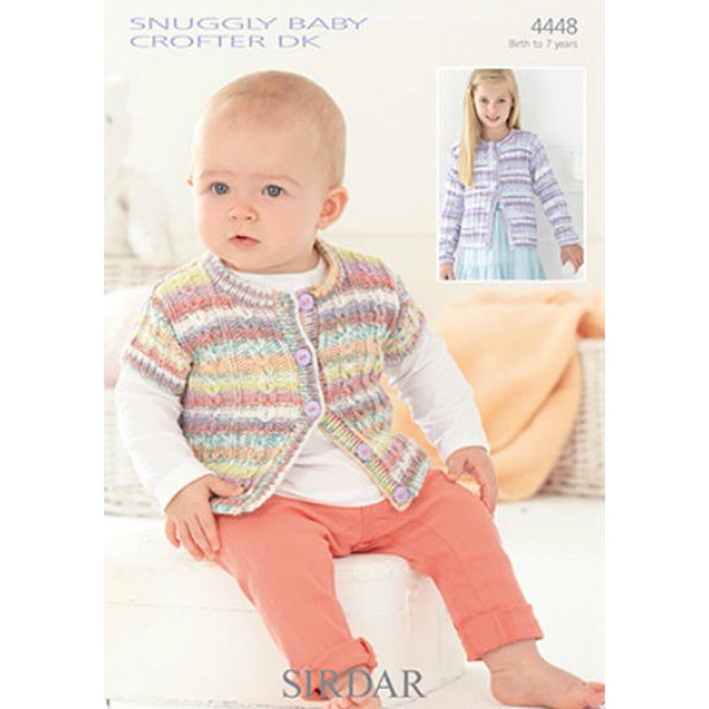 Sirdar 4448 Baby Crofter DK Cardigan