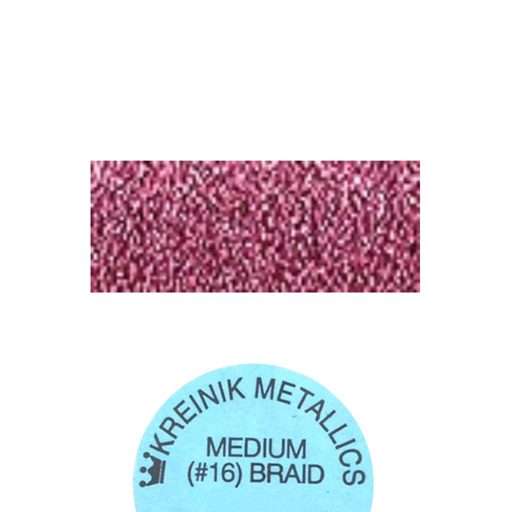 Kreinik Metallic#16 Braid  024 Fuchsia