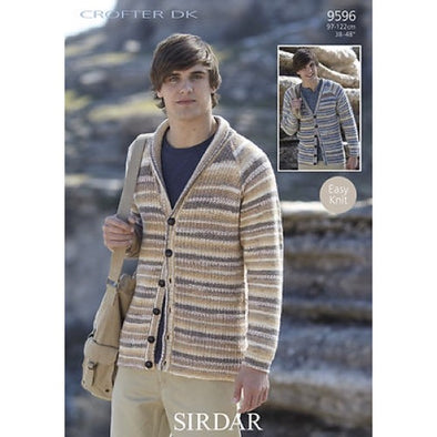 Sirdar 9596 Crofter DK Jacket with Cowl Neck