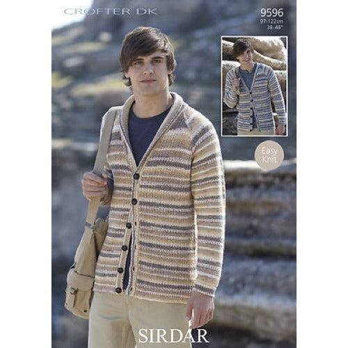 Sirdar 9596 Crofter DK Jacket with Cowl Neck